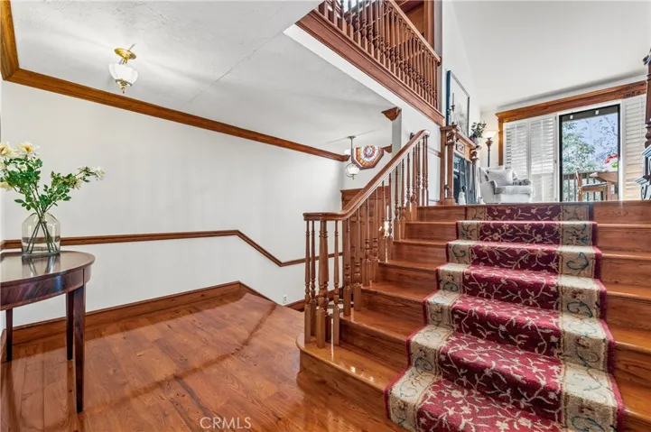 Hickory floors, entry.