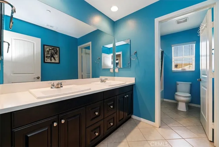 Dual Sinks in Guest Bathroom