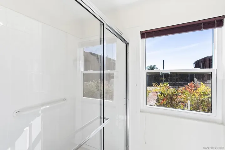 Separate shower and toilet room in master bath.