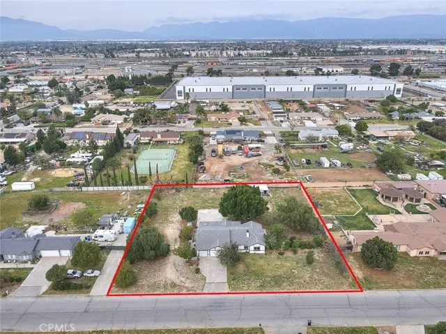 Arial View of Property line