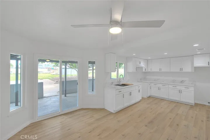 Kitchen and dining area