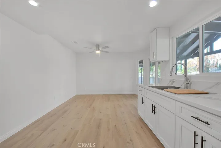 Kitchen and dining area