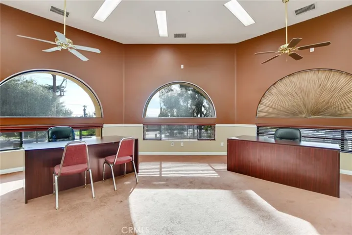 Large office with plenty of natural light
