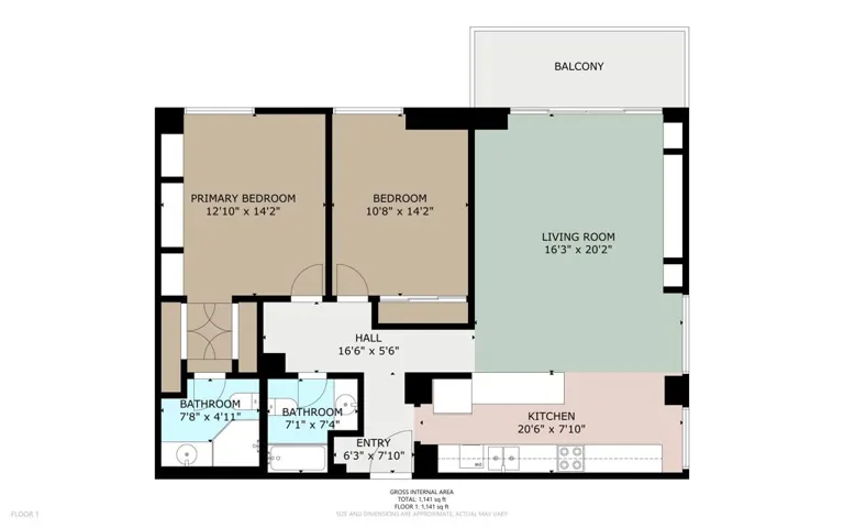 Unit 1106 Floorplan