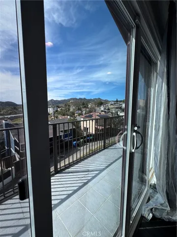 view from master bedroom balcony