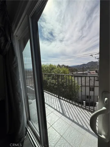 view from master bedroom balcony