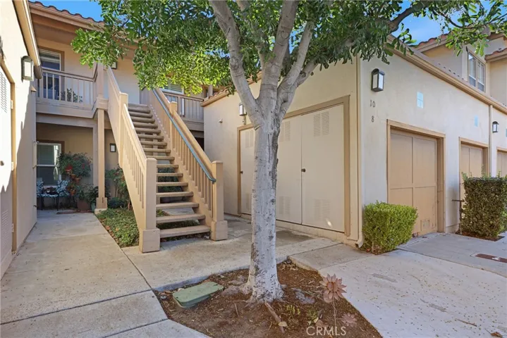 Stairs to the property