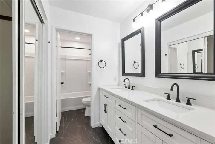 recently renovated bathroom