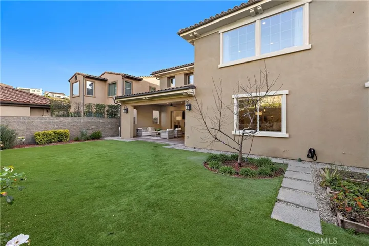 Expansive backyard with low-maintenance landscaping

