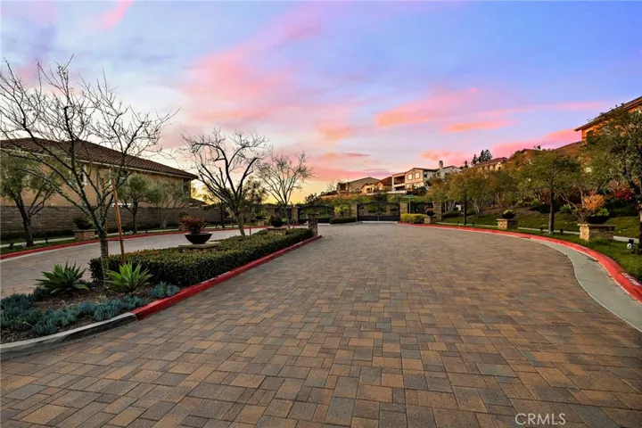 Gated community entrance
