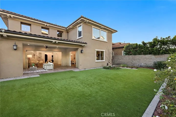 Expansive backyard with low-maintenance landscaping
