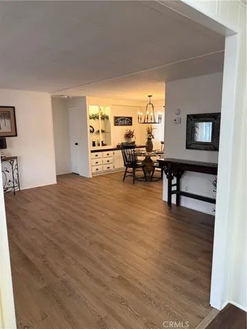 Family room and dining area