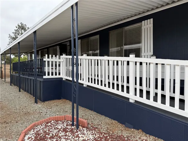 Ramp leading to front porch area