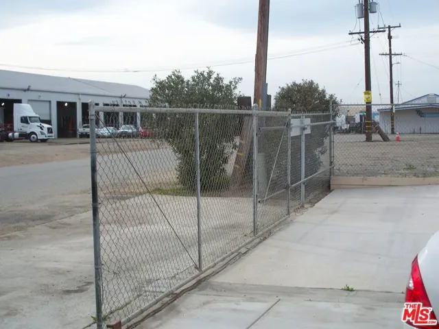 Rolling Gate Lot fenced In