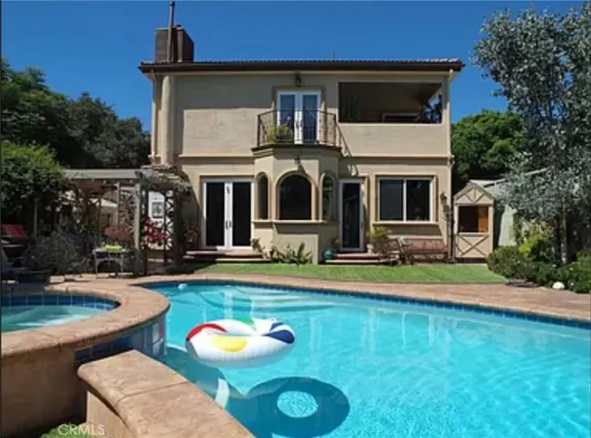Rear Yard Pool Area