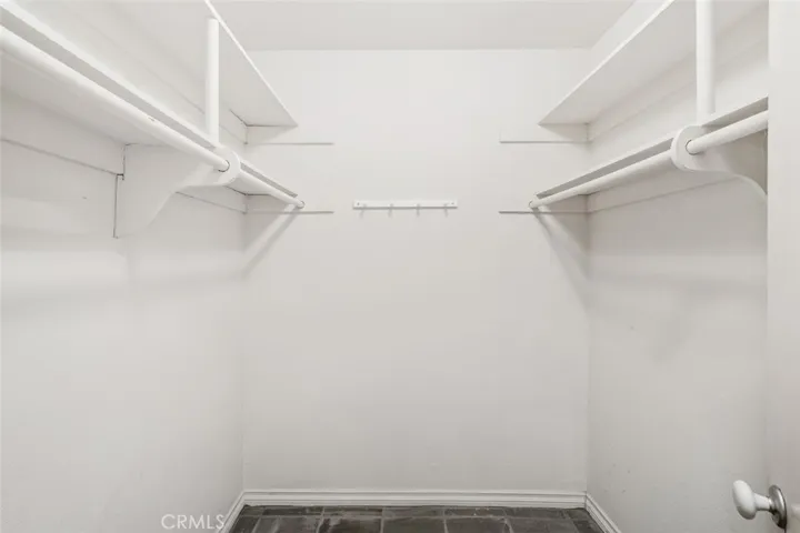 One of two main bedroom closets.