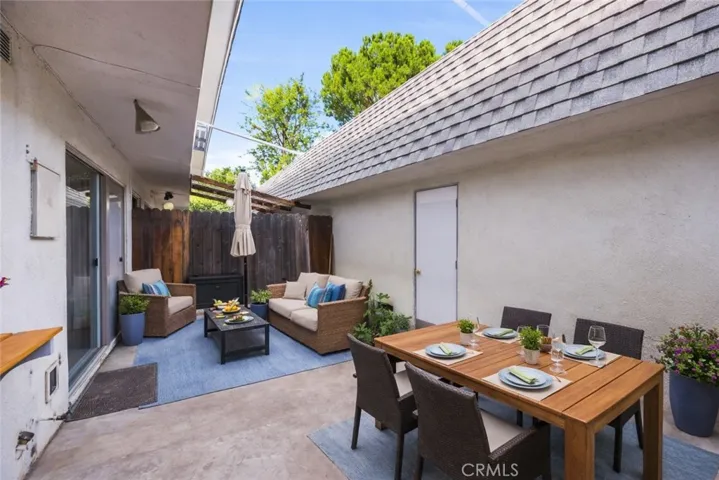 Virtually Staged Patio