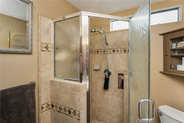 Walk in shower upstairs