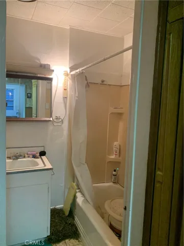 Bather from doorway