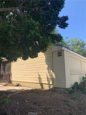 Behind Garage
