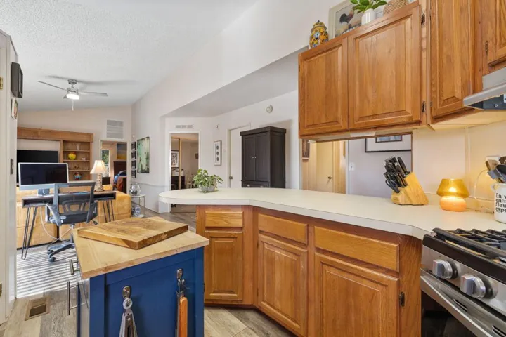 Kitchen Open to the Family Room