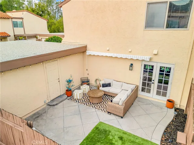 Large backyard