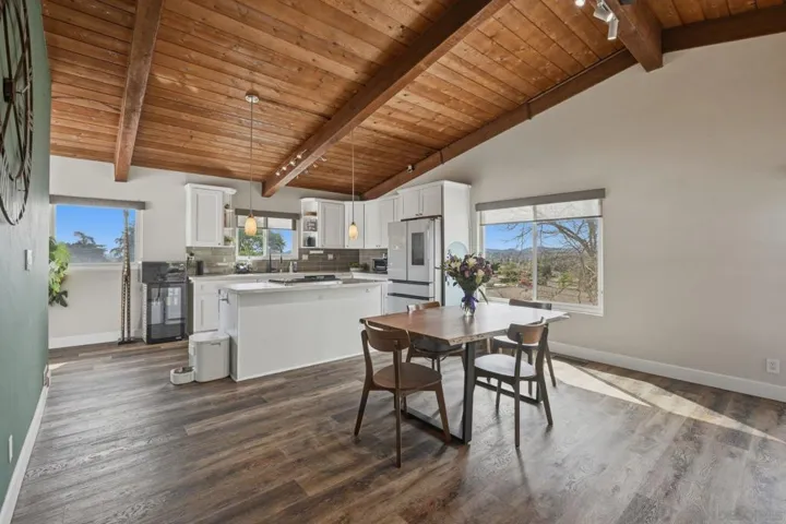 Open floor plan with large center island