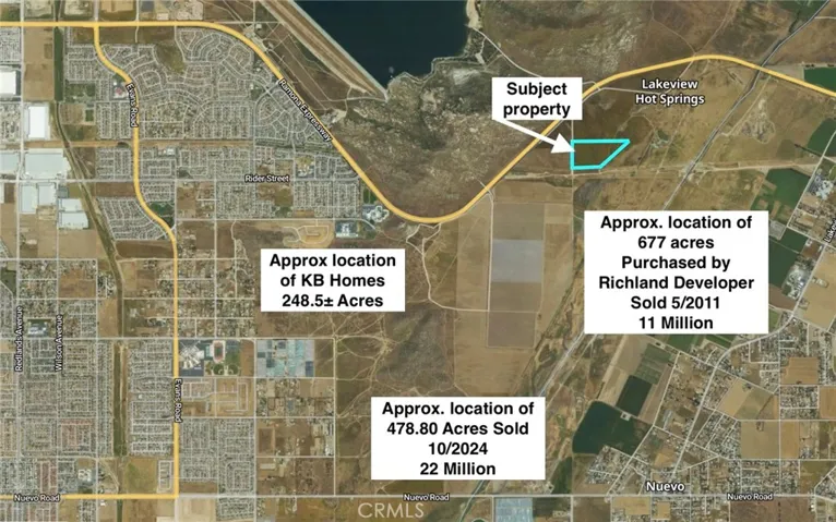 Some sales nearby and projects proposed.
