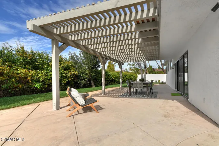 Patio off family room