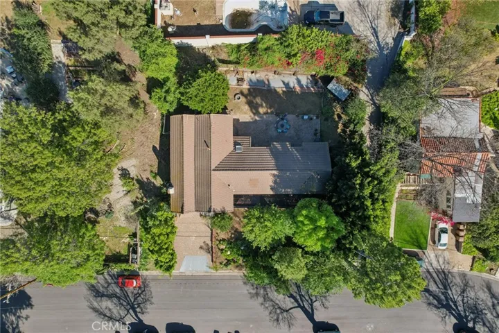 Aerial showing full property footprint