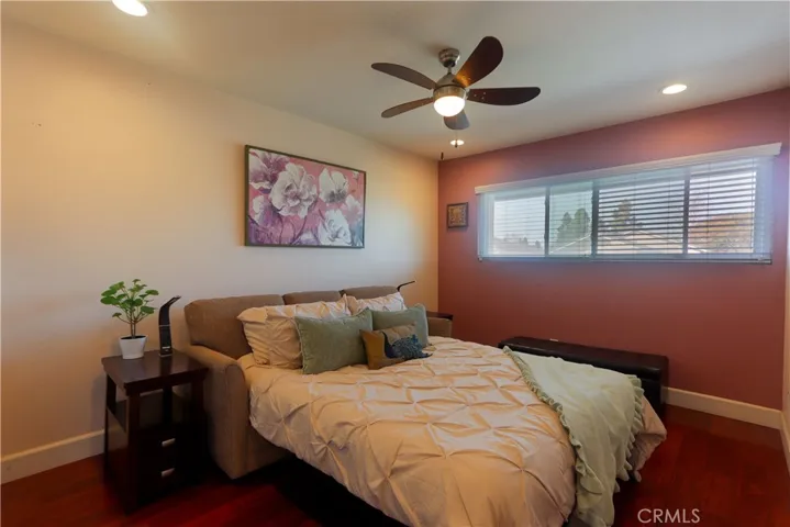 Flexible bedroom easily functions as den with pull-out sofa or can be used as traditional secondary bedroom.