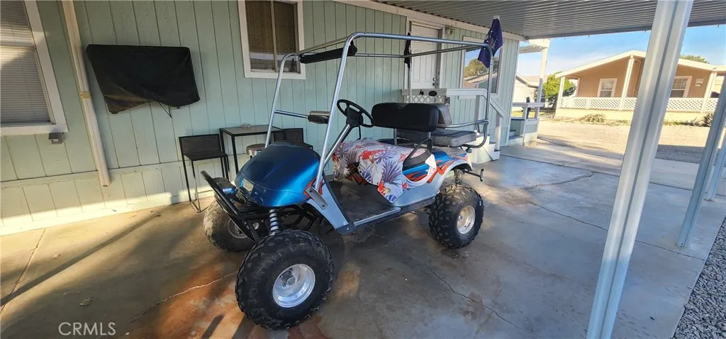 Golf cart included in sale