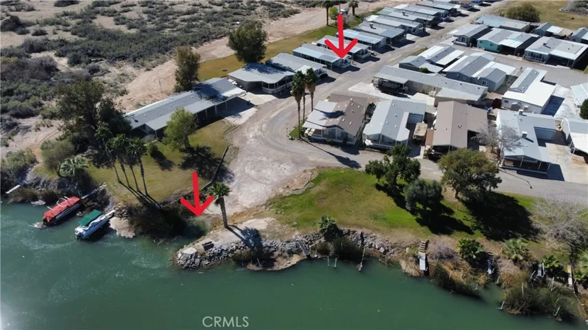 Distance from the house to the downstream launch ramp and river