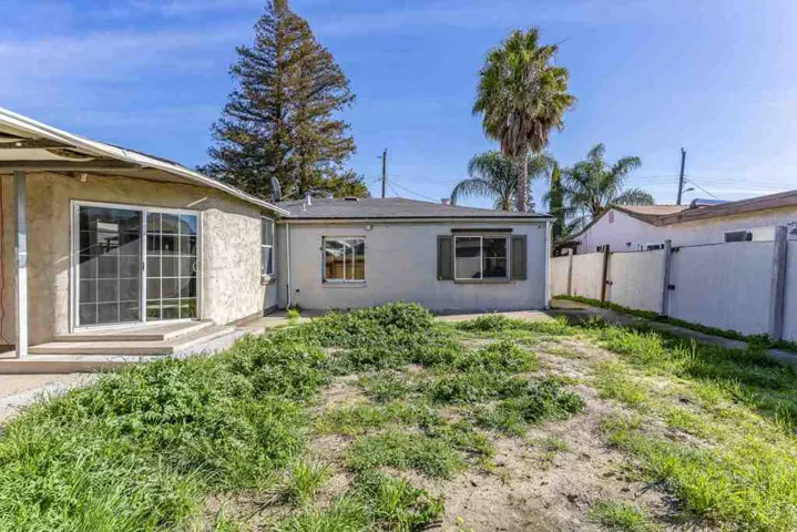 Rear view of property