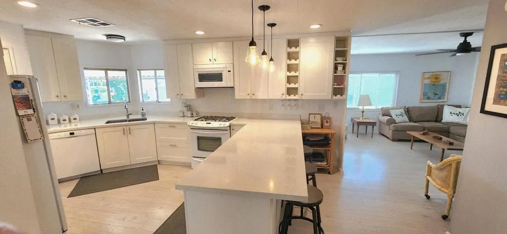 Kitchen and Den Area