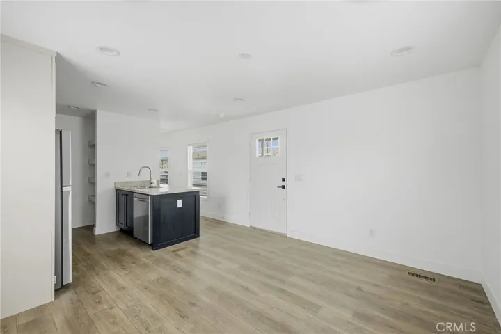 View of entry from living area