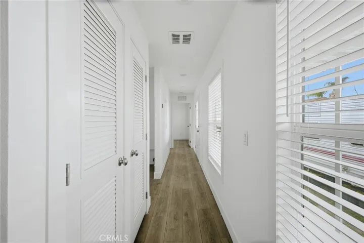 Hallway view from living area
