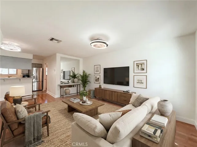 Virtually Staged Living room