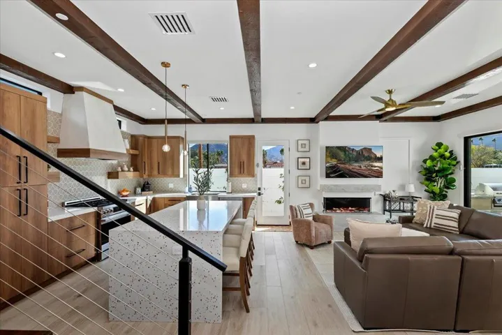 Kitchen and Living Room