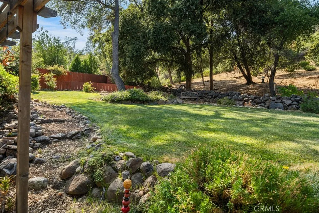 Lush landscaping