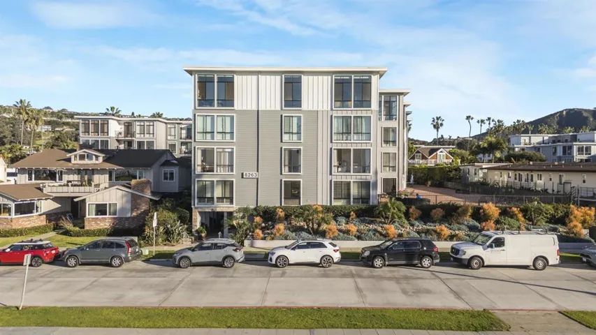 View of the front of Clubdominium Condo complex. Unit is on the first level.