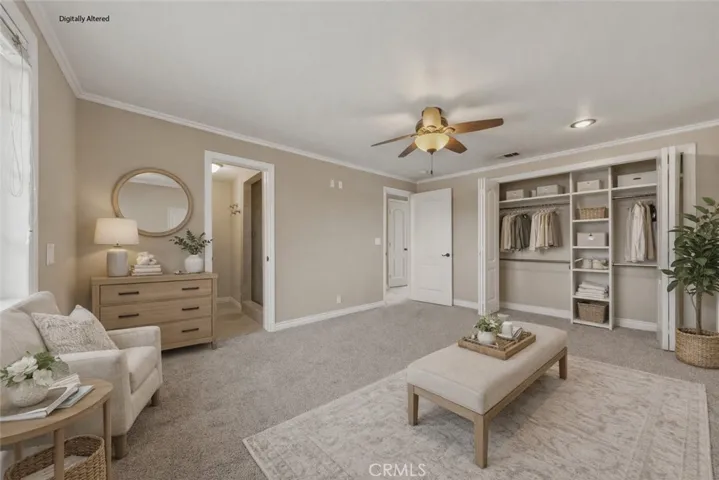 Primary Bedroom - Virtually staged