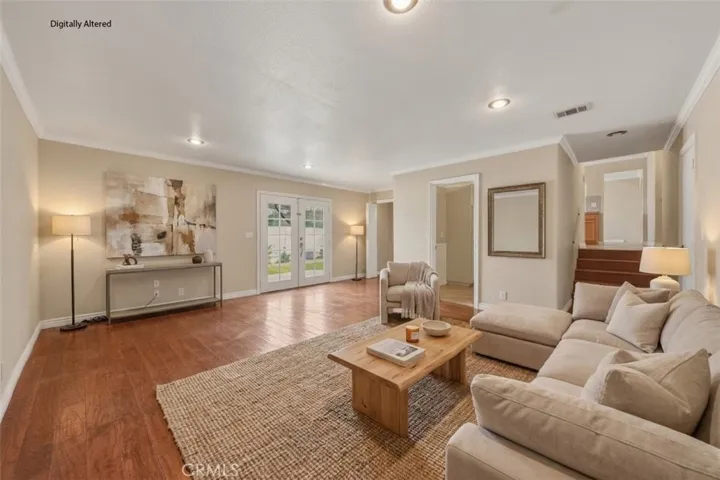 Family room - Virtually staged