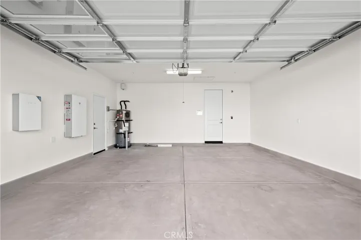 Attached Interior Two Car Garage