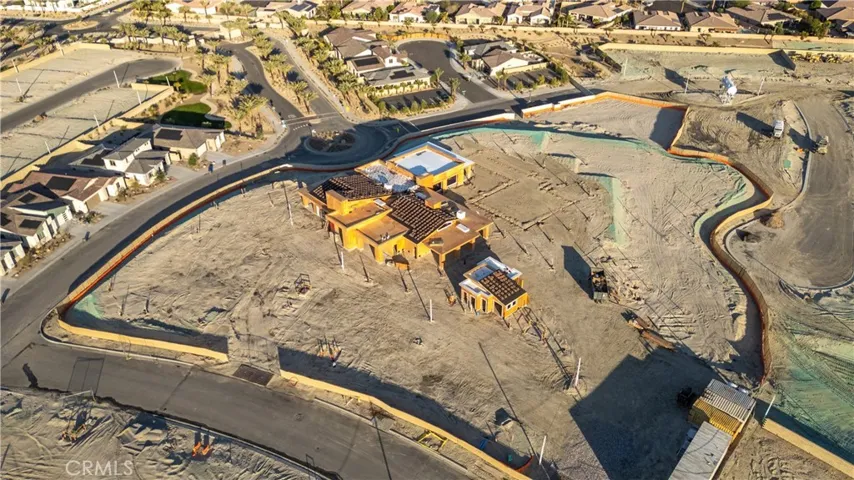 Aerial Clubhouse Area under construction