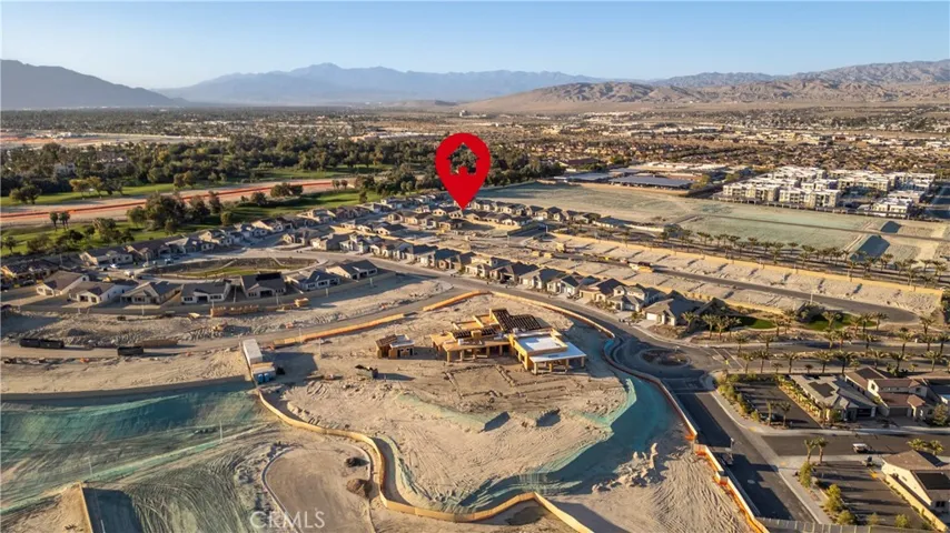 Aerial View with the location of the Home