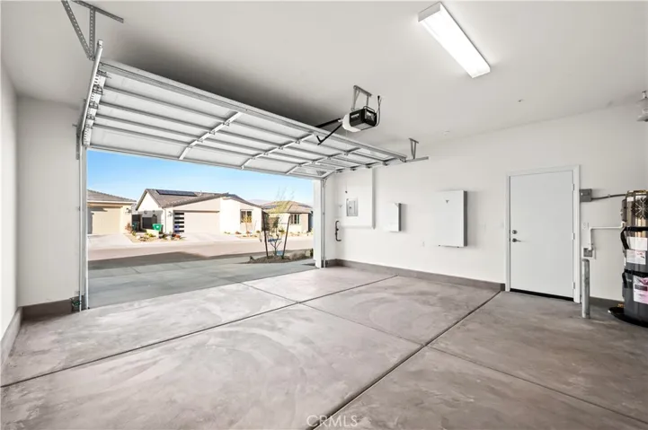 Attached Interior Two Car Garage