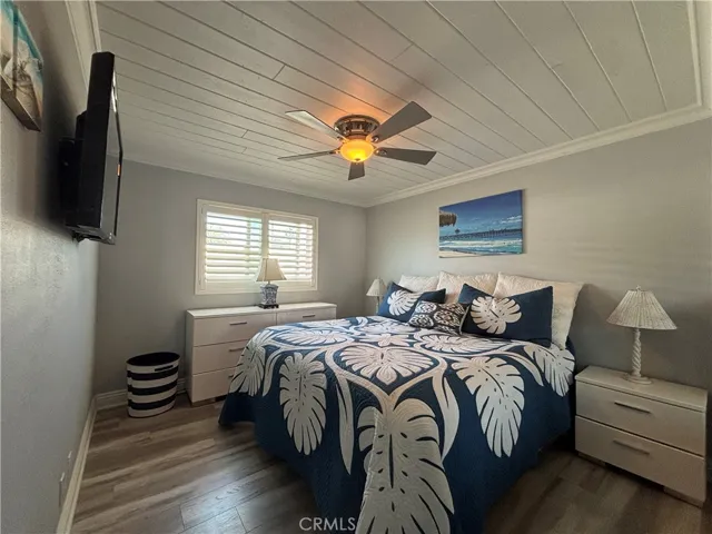 Primary Bedroom has a king-sized bed