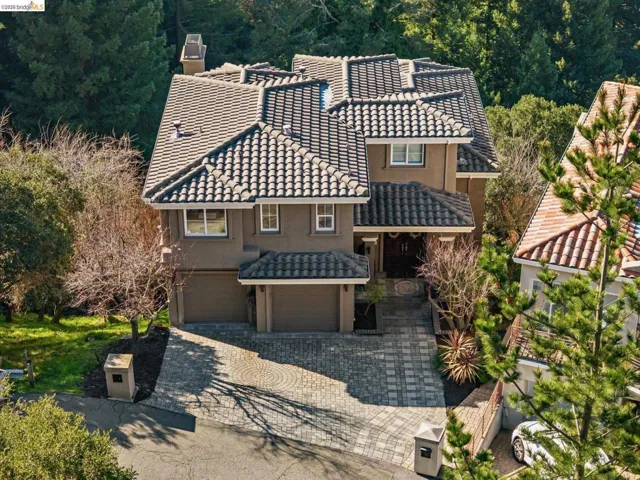 View from above of property