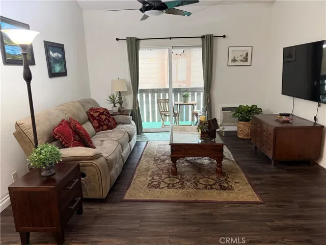 Living Room with balcony view